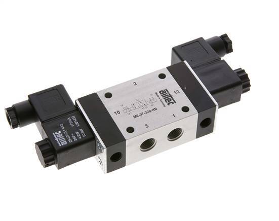 electrovanne bistable 3/2 G1/4'' (G1/8'') Pilote externe 24V AC 0-10bar/0-140psi Airtec