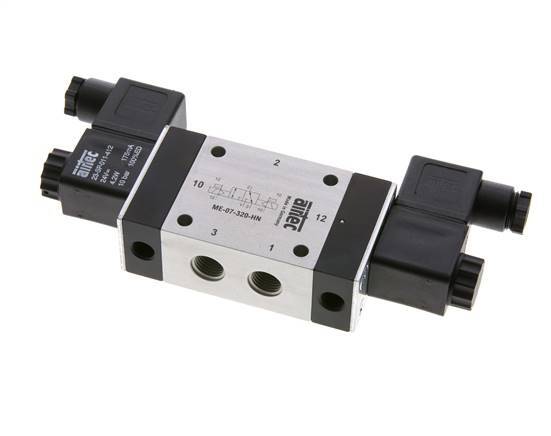 3/2 G1/4'' (G1/8'') Bistable Solenoid Valve External Pilot 24V AC 0-10bar/0-140psi Airtec