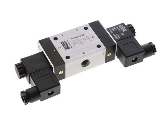 electrovanne bistable 3/2 G1/4'' (G1/8'') Pilote externe 24V AC 0-10bar/0-140psi Airtec