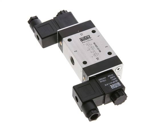 electrovanne bistable 3/2 G1/4'' (G1/8'') Pilote externe 24V AC 0-10bar/0-140psi Airtec