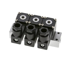 3x3/2 M5 NC Solenoid Valve 12V DC -0.95-8bar/-13.2-112psi Airtec