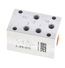 3/2 M5 Valve pilote d'air 1-10bar/14-140psi Airtec