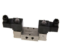 électrovanne bistable 5/2 G1/4'' en acier inoxydable 24V DC 2-12bar/28-168psi