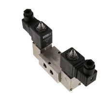 électrovanne bistable 5/2 G1/4'' en acier inoxydable 24V DC 2-12bar/28-168psi