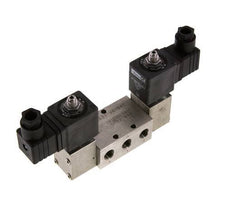 électrovanne bistable 5/2 G1/4'' en acier inoxydable 24V DC 2-12bar/28-168psi