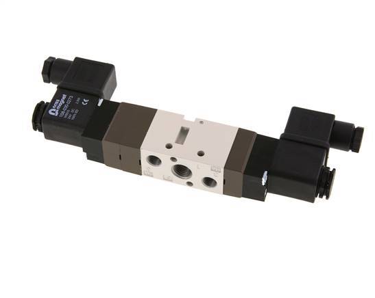 5/3 G1/4'' (G1/8'') Pressure Center Solenoid Valve 115V AC 2-10bar/28-140psi YPC
