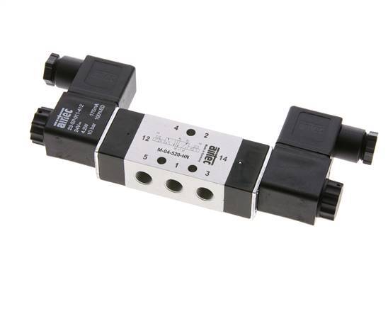 electrovanne bistable 5/2 G1/8'' 24V AC 2.5-10bar/35.0-140psi Airtec