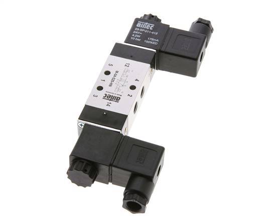 electrovanne bistable 5/2 G1/8'' 24V AC 2.5-10bar/35.0-140psi Airtec