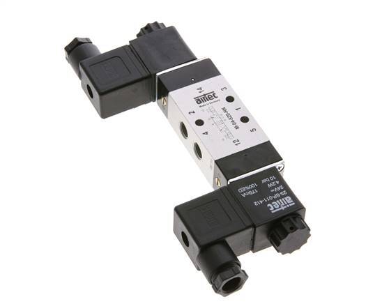 electrovanne bistable 5/2 G1/8'' 24V AC 2.5-10bar/35.0-140psi Airtec