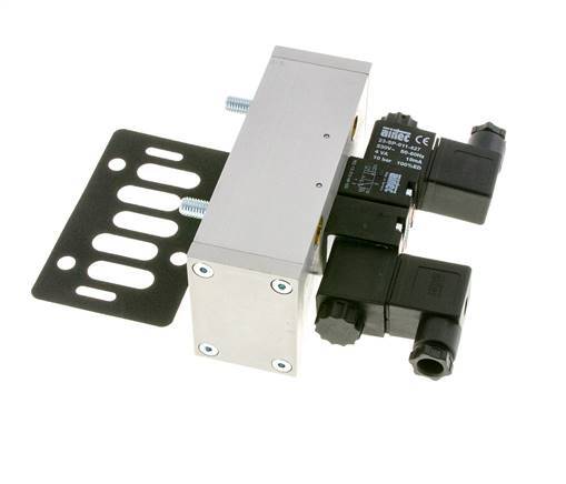 5/3 ISO 5599-3 Electrovanne à centre fermé 24V DC 3-10bar/42-140psi Airtec