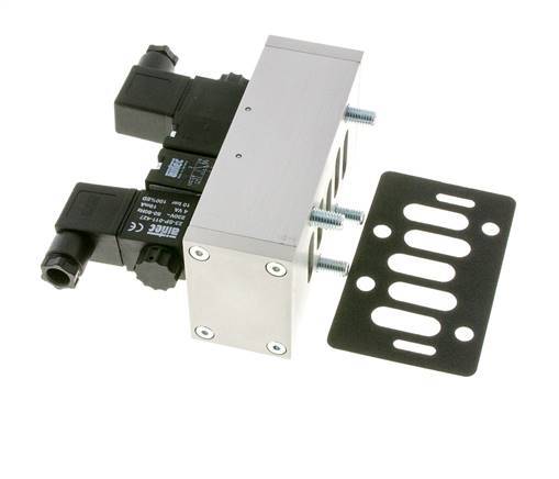 5/3 ISO 5599-3 Electrovanne à centre fermé 24V DC 3-10bar/42-140psi Airtec