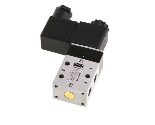 electrovanne 3/2 G1/8'' NC 24V DC 2.5-10bar/35.0-140psi Airtec
