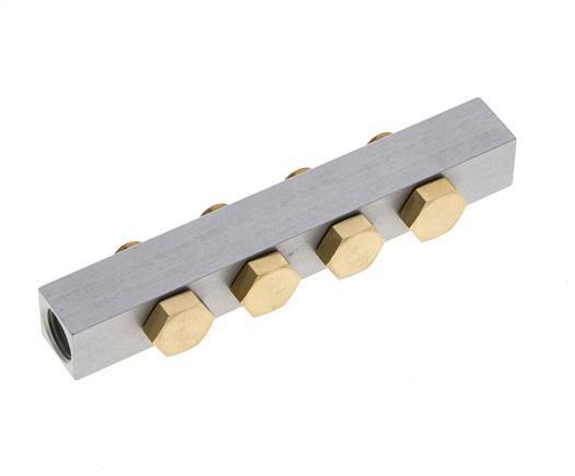 Manifold 4-Stations 3/2 5/2 5/3way Airtec M04/P04