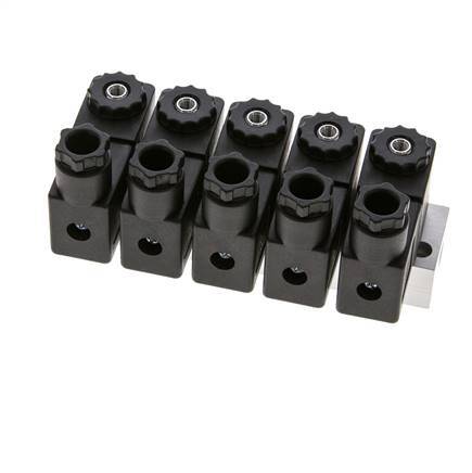 5x3/2 G1/8'' NC Électrovanne 24V DC -0.95-10bar/-13.2-140psi Airtec