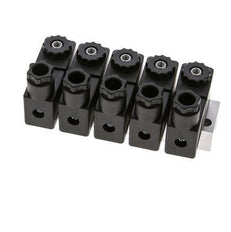 5x3/2 G1/8'' NC Électrovanne 24V DC -0.95-10bar/-13.2-140psi Airtec