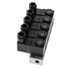 5x3/2 G1/8'' NC Électrovanne 24V DC -0.95-10bar/-13.2-140psi Airtec