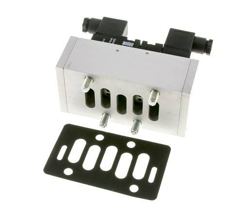 5/3 ISO 5599-3 Electrovanne centrale d'échappement 230V AC 3-10bar/42-140psi Airtec