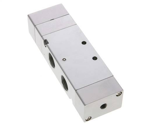 5/3 G1/2'' (G1/8'') Centre de pression Valve pilote d'air 1.5-8bar/21.0-112psi E.MC