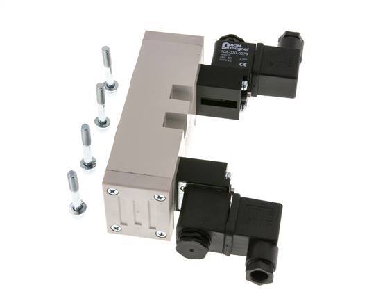 5/2 ISO 5599-2 Electrovanne bistable 24V AC 1.5-10bar/21.0-140psi YPC
