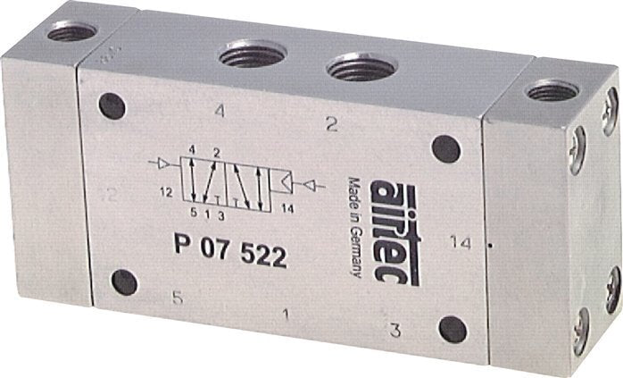5/2 G1/8'' Air Pilot Valve Dominant 0-10bar/0-140psi Airtec