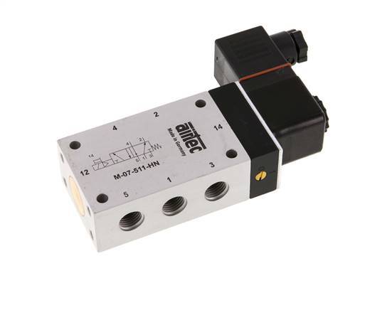 5/2 G1/4'' Solenoid Valve 24V DC ATEX 2.5-10bar/35.0-140psi Airtec