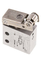 3/2 M5 NO Valve à levier à rouleaux 2-10bar/28-140psi