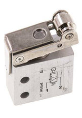 3/2 M5 NO Valve à levier à rouleaux 2-10bar/28-140psi