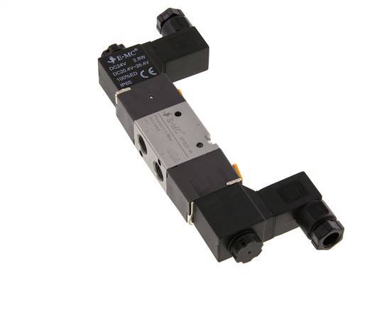 electrovanne bistable 3/2 G1/8'' 24V DC 1.5-8bar/21.0-112psi E.MC
