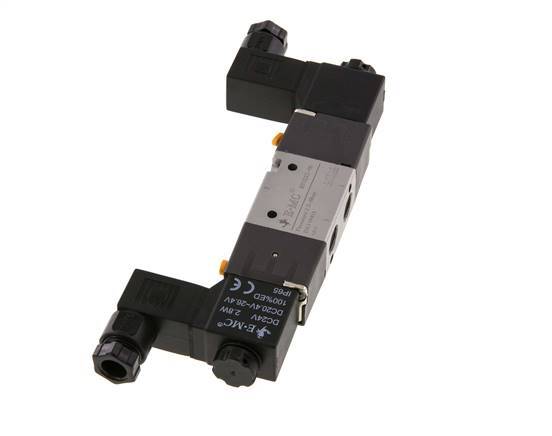 electrovanne bistable 3/2 G1/8'' 24V DC 1.5-8bar/21.0-112psi E.MC