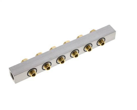 Manifold 6-Stations 3/2 5/2 5/3way Airtec M05/P05