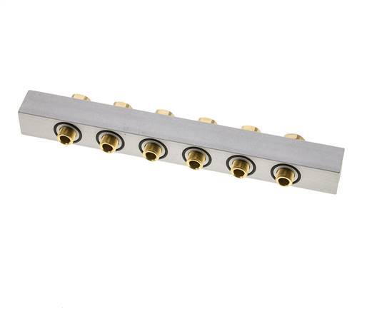Manifold 6-Stations 3/2 5/2 5/3way Airtec M05/P05