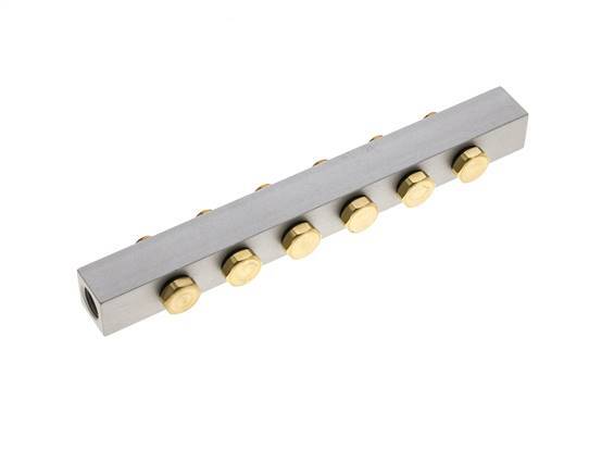 Manifold 6-Stations 3/2 5/2 5/3way Airtec M05/P05