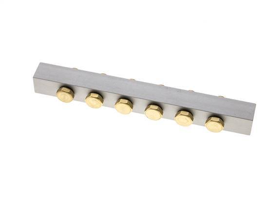 Manifold 6-Stations 3/2 5/2 5/3way Airtec M05/P05