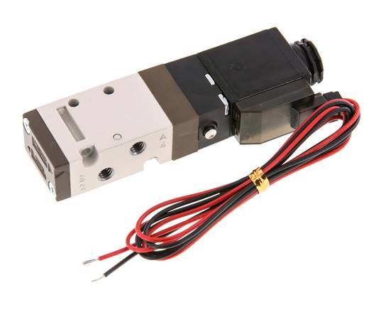 5/2 Electrovanne M5 24V DC 1.5-10bar/21.0-140psi Fiche à 2 broches YPC