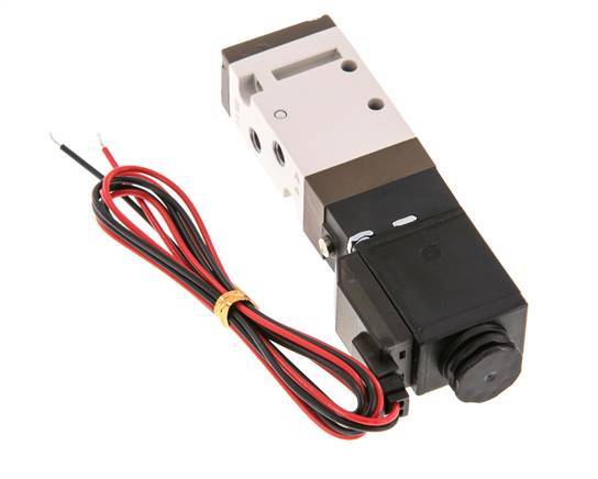 5/2 Electrovanne M5 24V DC 1.5-10bar/21.0-140psi Fiche à 2 broches YPC