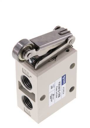 Valve à levier à rouleau 3/2 G1/4'' 0-8bar/0-112psi YPC