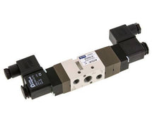 5/3 G1/4'' (G1/8'') Center Closed Solenoid Valve 24V DC 2-10bar/28-140psi YPC