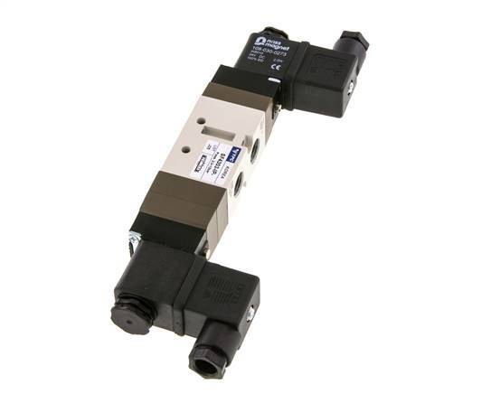 5/3 G1/4'' (G1/8'') Electrovanne à centre fermé 24V DC 2-10bar/28-140psi YPC