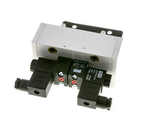 5/3 ISO 5599-3 Exhaust Center Solenoid Valve 24V AC 3-10bar/42-140psi Airtec