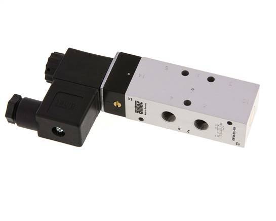 Electrovanne 5/2 G1/8'' 24V DC 3-10bar/42-140psi Airtec