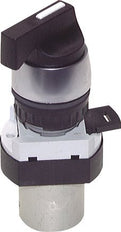 3/2 M5 Rotary Switch Valve Noir 0-12bar/0-168psi 22.5mm Airtec