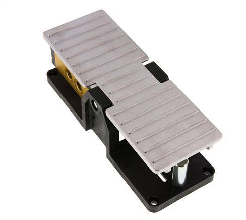 détenteur de soupape de pédale centrale d'échappement 5/3 G1/4'' 2.5-10bar/35.0-140psi