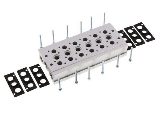 Collecteur 6 stations YPC SF2000 5/2 5/3 voies