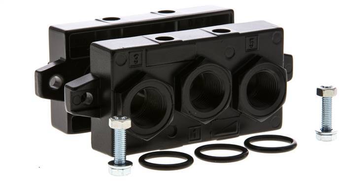 Plaques d'extrémité ISO 5599-1