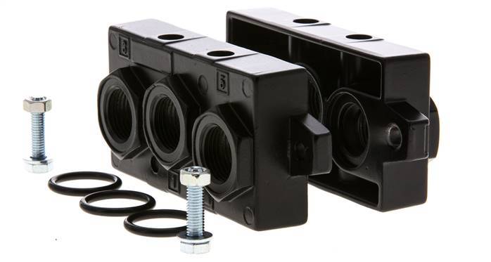 Plaques d'extrémité ISO 5599-1