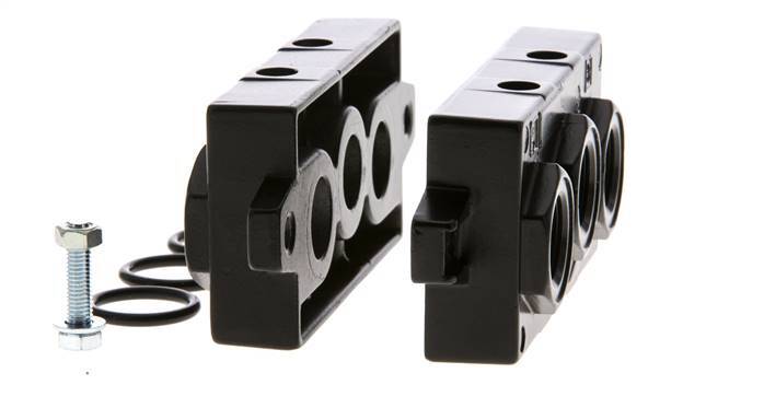 Plaques d'extrémité ISO 5599-1