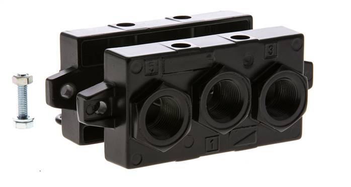 Plaques d'extrémité ISO 5599-1