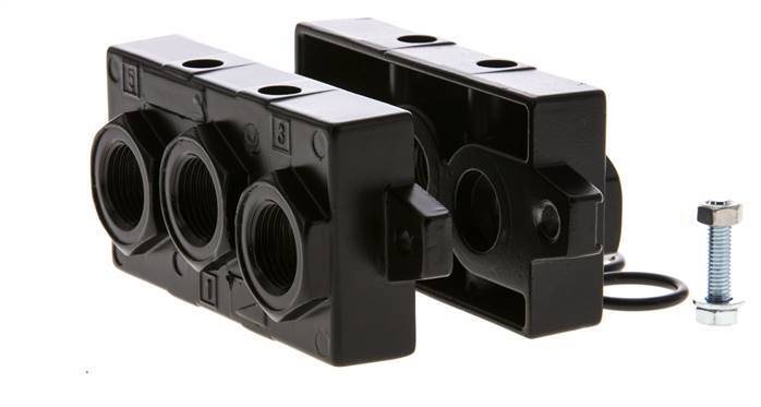 Plaques d'extrémité ISO 5599-1