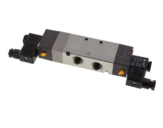 electrovanne centrale d'échappement 5/3 G1/2'' 12V DC 1.5-8bar/21.0-112psi E.MC