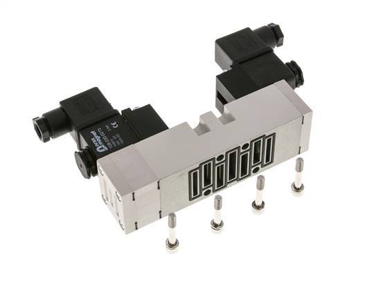 5/3 ISO 5599-1 Electrovanne de centre de pression 24V DC 2-10bar/28-140psi YPC